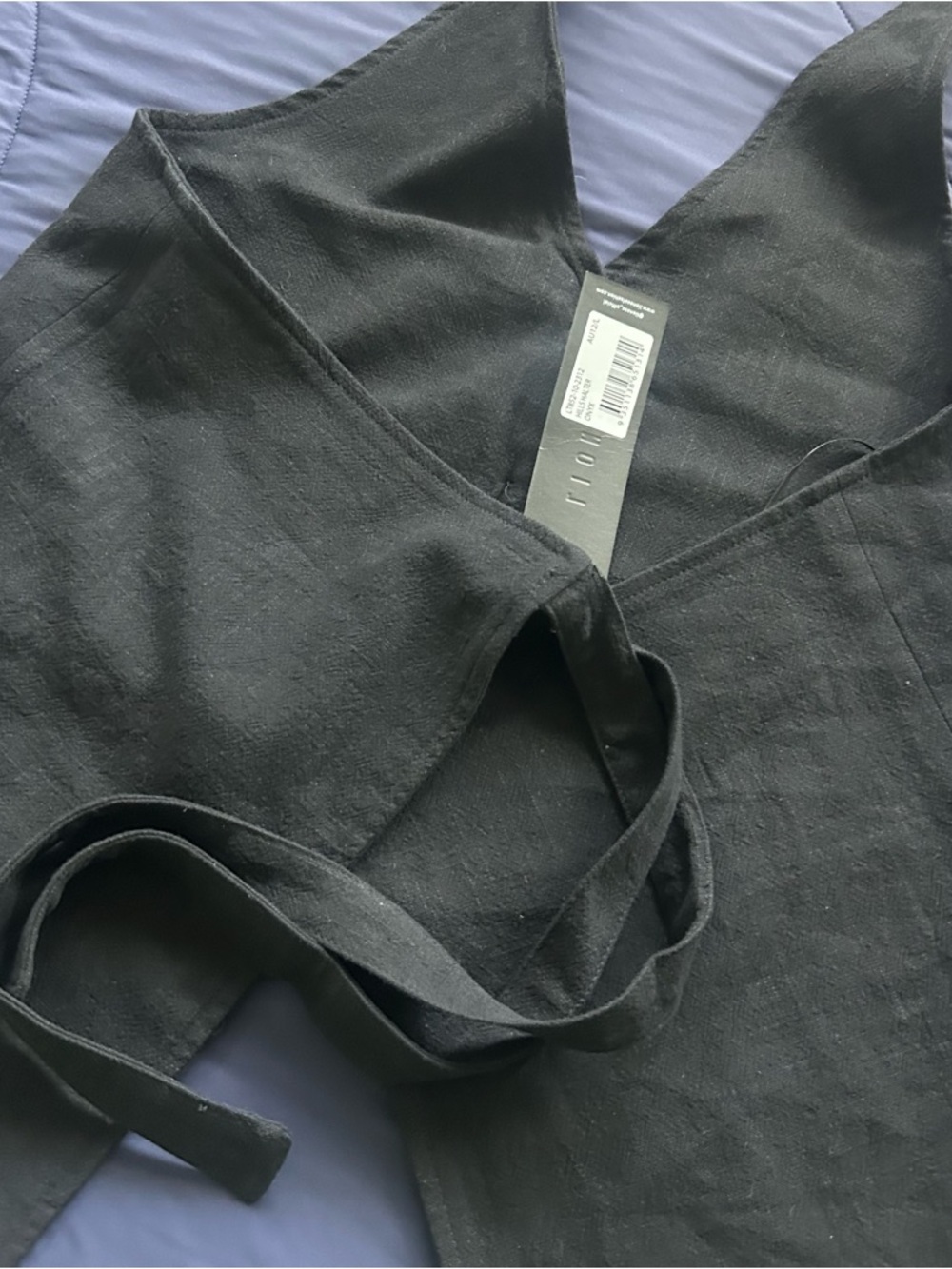 Lioness Black Backless Halter Top - Picture 9 of 14